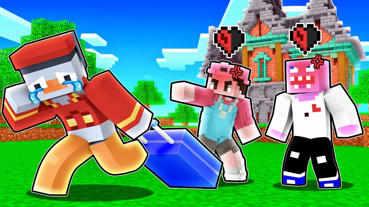 Meine FREUNDE WERFEN MICH aus OBERSTADT RAUS! (Minecraft Nachbarschaft)