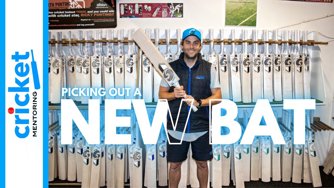 HOW TO SELECT A NEW CRICKET BAT
