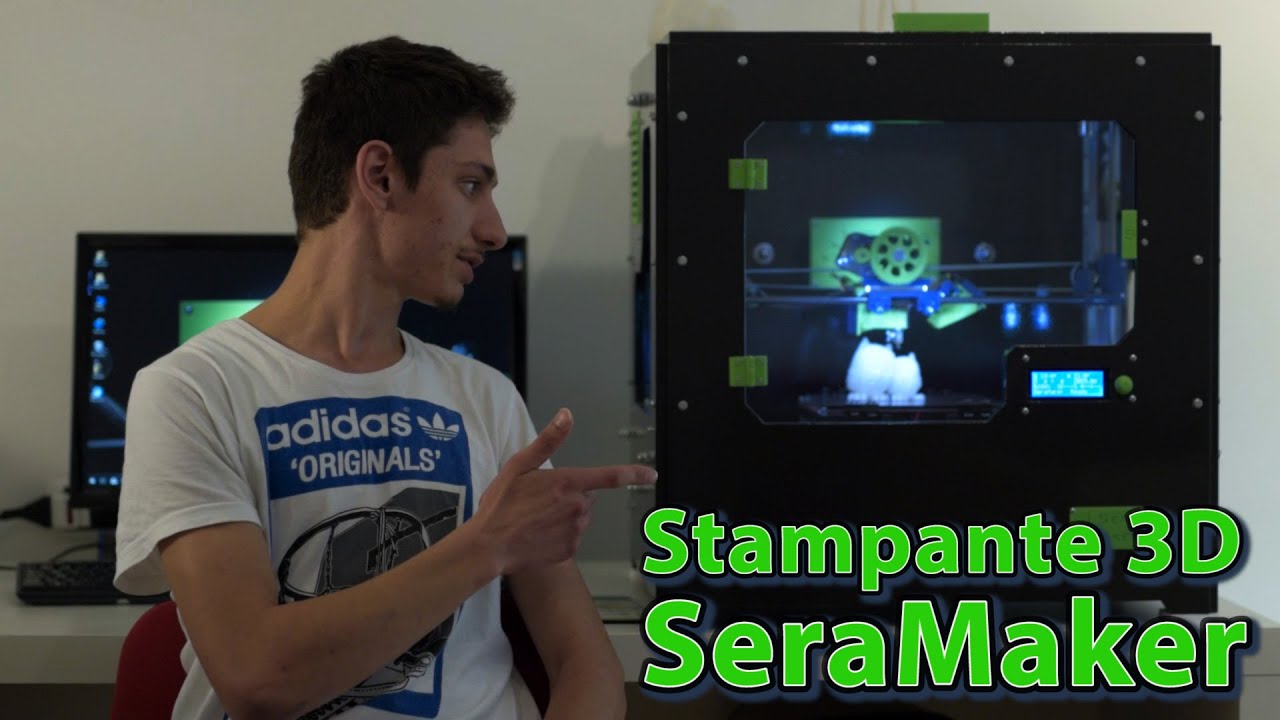 SeraMaker - Stampante 3D con sistema di espulsione dei fumi