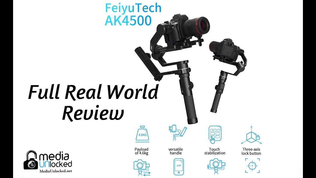 Полный обзор FeiyuTech AK4500 и как использовать меню