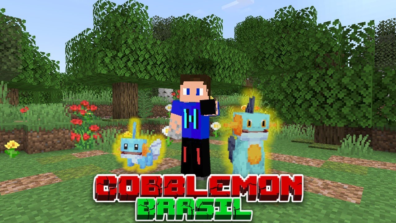 MINHA JORNADA COME&Ccedil;A NO COBBLEMON BRASIL!🇧🇷(cobblemon brasil) ep-1