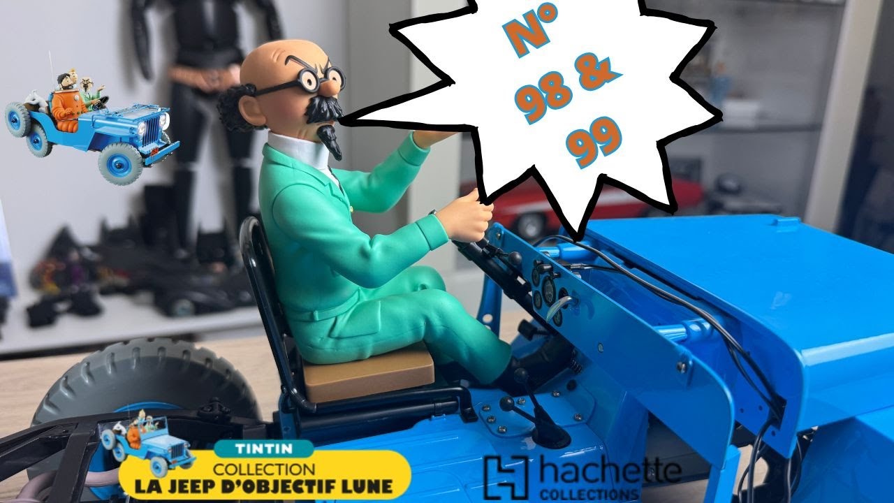“Le début du siege !!! Jeep de Tintin Hachette collections  N°98 & 99 !”