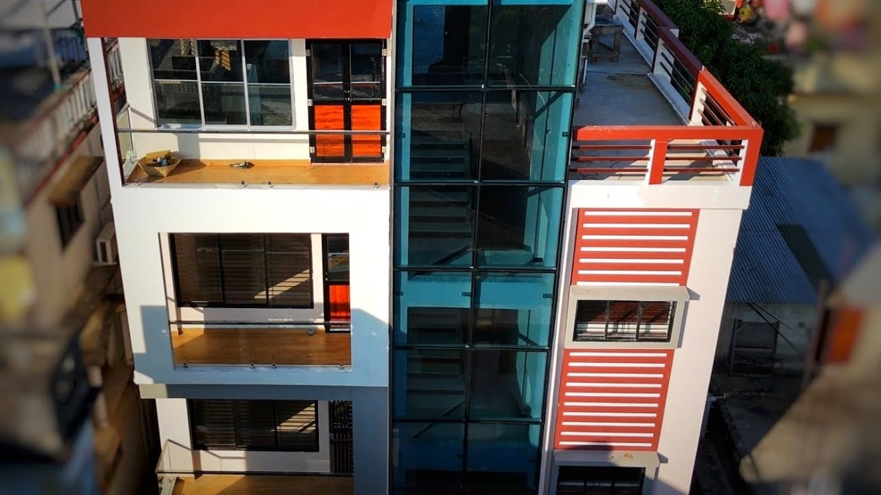Modern G+2 Residence at Gandhighat, Agartala | Designed by Er. Anmay Saha 