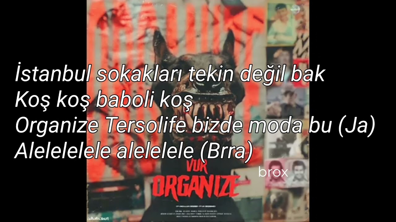 Organize - Vur s&ouml;zleri