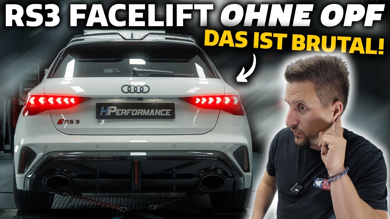RAUS MIT DEM OPF! Uns fliegen die Ohren weg! Audi RS3 8Y Facelift OPF Delete by HPerformance