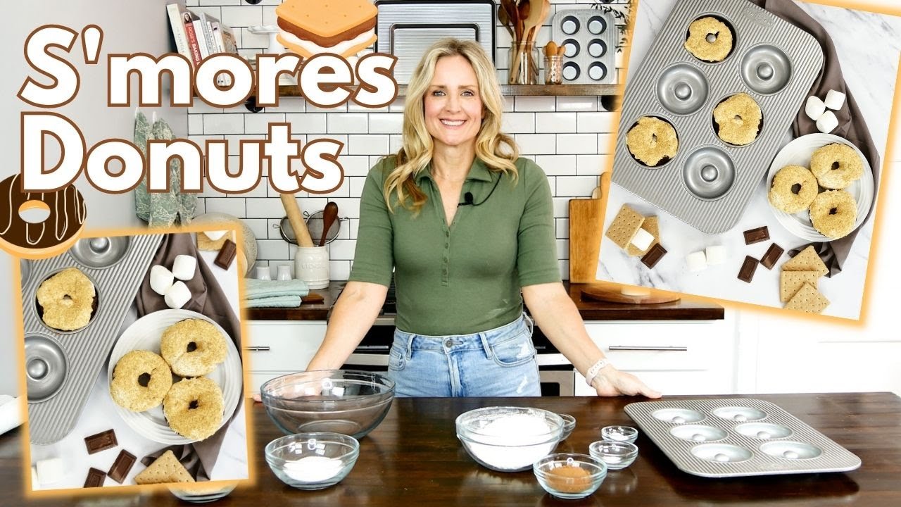 Baking Smores Donuts for National Donut Day - USA Pan Kitchen