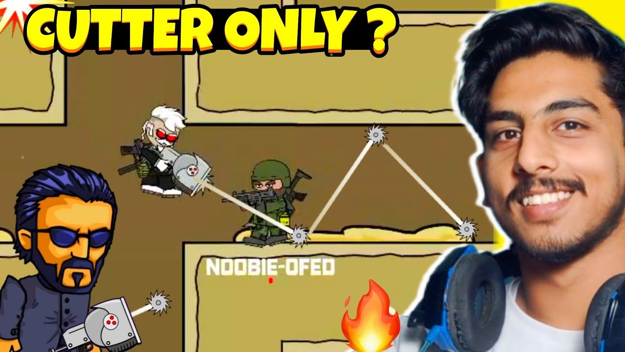 Mini Militia Cutter Only But Cutter Is Unlucky 🥲