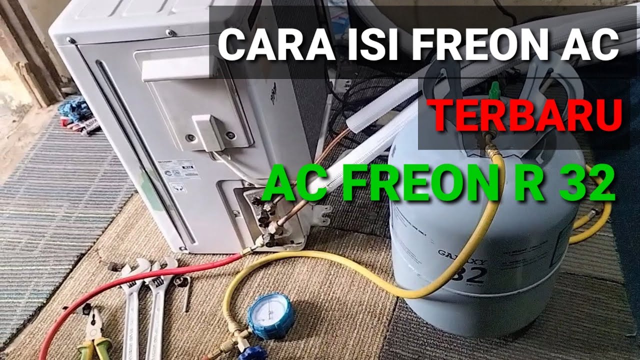 Cara Isi Freon Ac