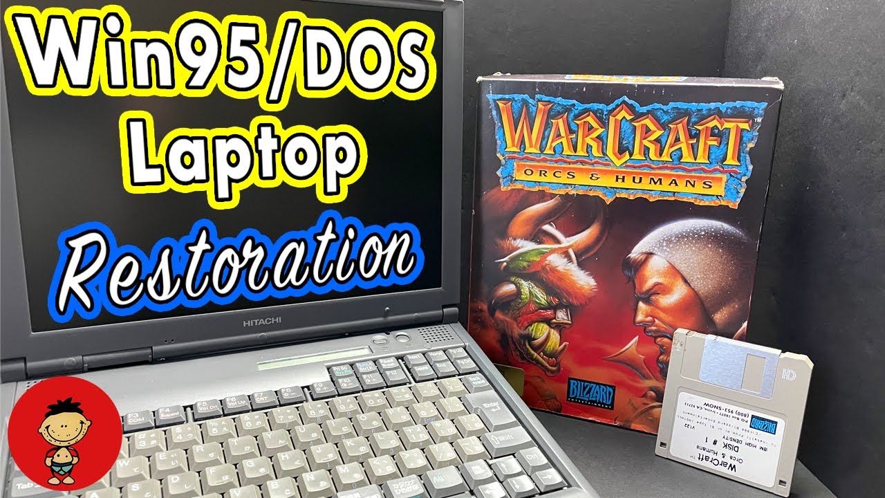 Restoring a Vintage Windows 95 Laptop - Retro Computer Restoration