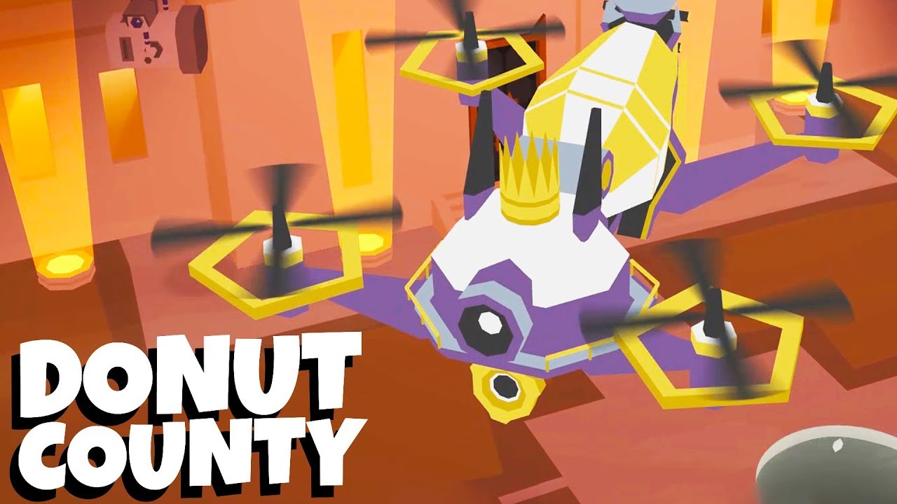 DESTROYING the QUADCOPTER ARMY! - Donut County Gameplay