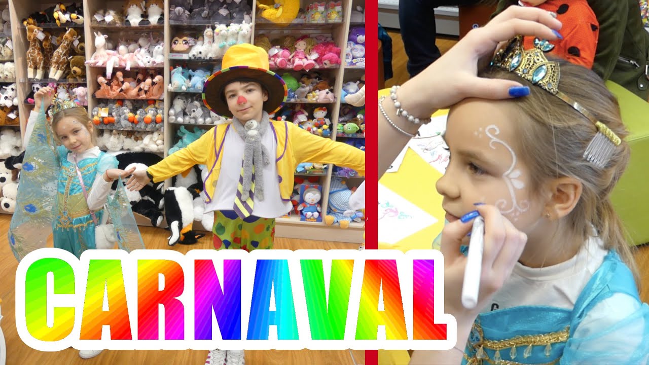 CARNAVAL et TUTO MAQUILLAGE !!! &agrave; La Grande R&eacute;cr&eacute; - #kidstudiotest