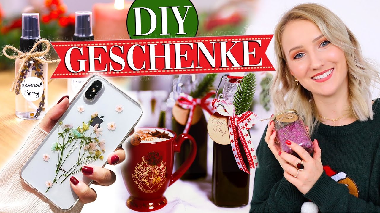 5 DIY Geschenke, über die sich JEDER freut! Chai Latte Sirup, Flower Cases uvm! TheBeauty2go