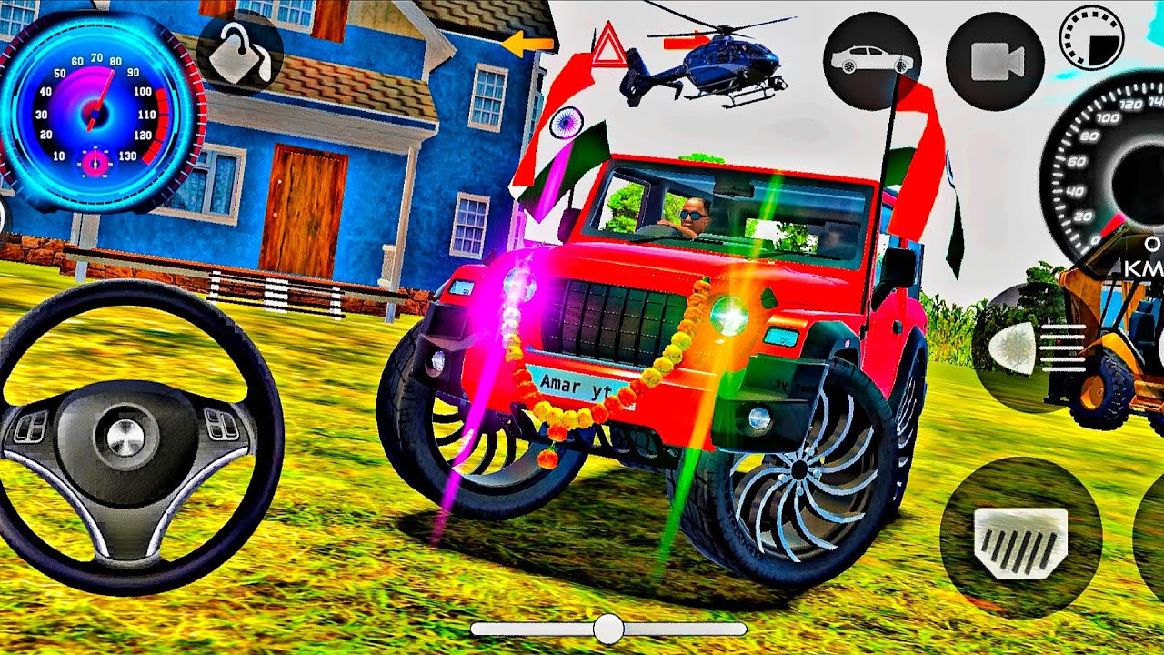 Modified Mahindra Thar Car Games: Indian Cars (Gadi Wala Game) - Car Game Android Gameplay 
