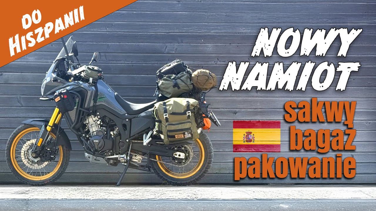 Z namiotem do Hiszpanii | Jak pakuję motocykl na wyprawę + nowe wyposażenie i polecajki