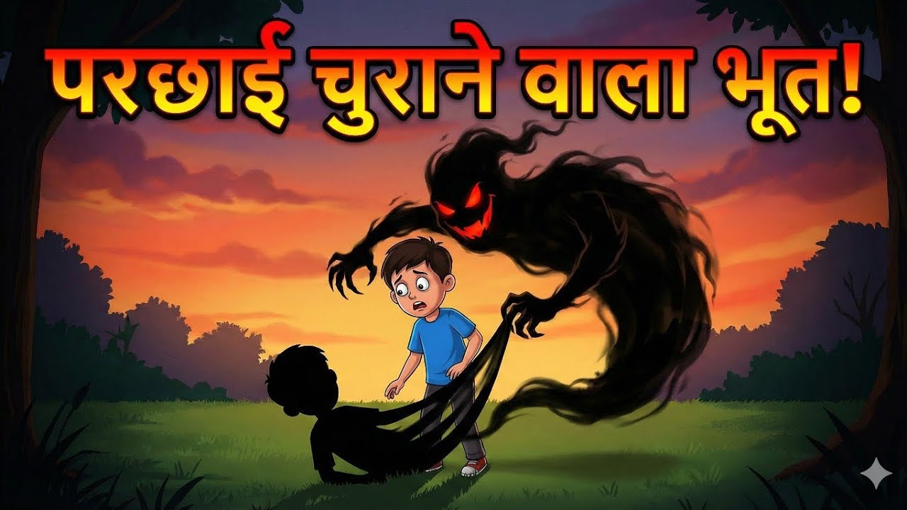 😱 मेरी परछाई किसने चुराई? | The Shadow Thief Bhoot | New Hindi Cartoon Story for Kids