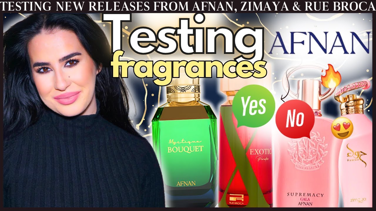 ⚡️Testing 4 NEW FRAGRANCES from AFNAN ⚡️Hawwa Pink, Mystique Bouquet,Supremacy Gala& Exotic Paradise