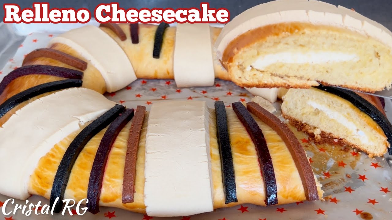 Rosca de REYES relleno Cheesecake