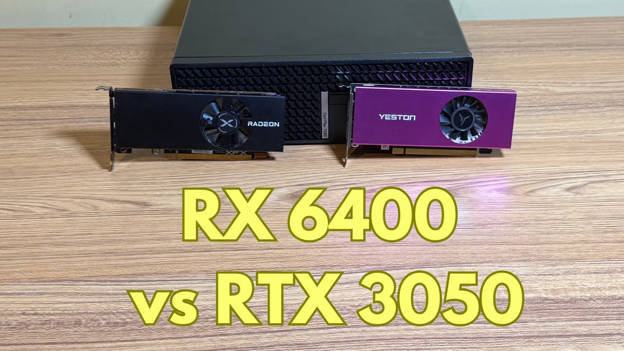RX 6400 vs RTX 3050 - Low Profile Single Slot GPU Comparison