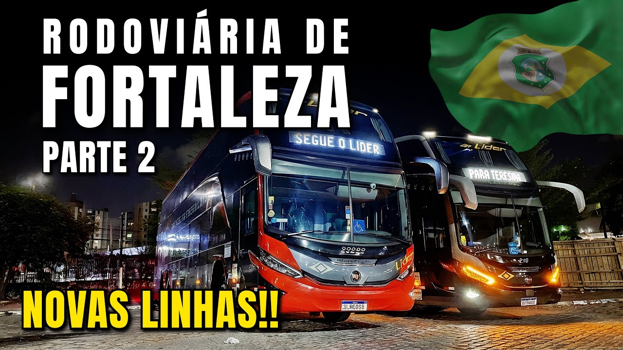 Novas LINHAS da LÍDER! Movimento Noturno em FORTALEZA!