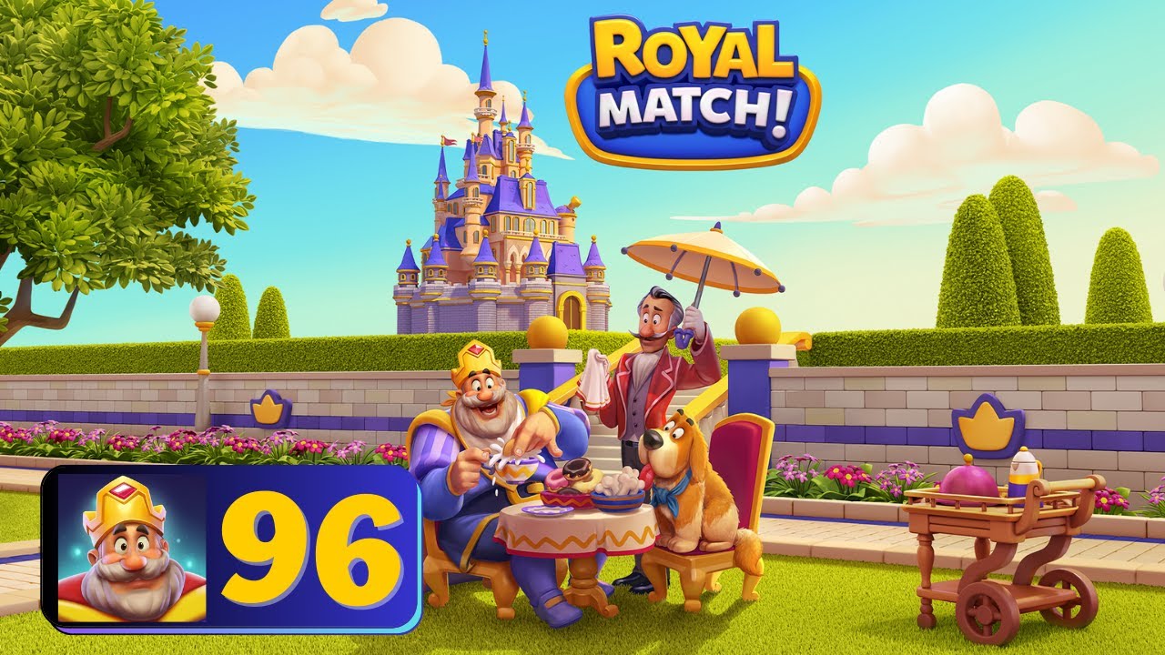 Royal Match 👑 - Area 96 - ⚾ Baseball Field - Gameplay