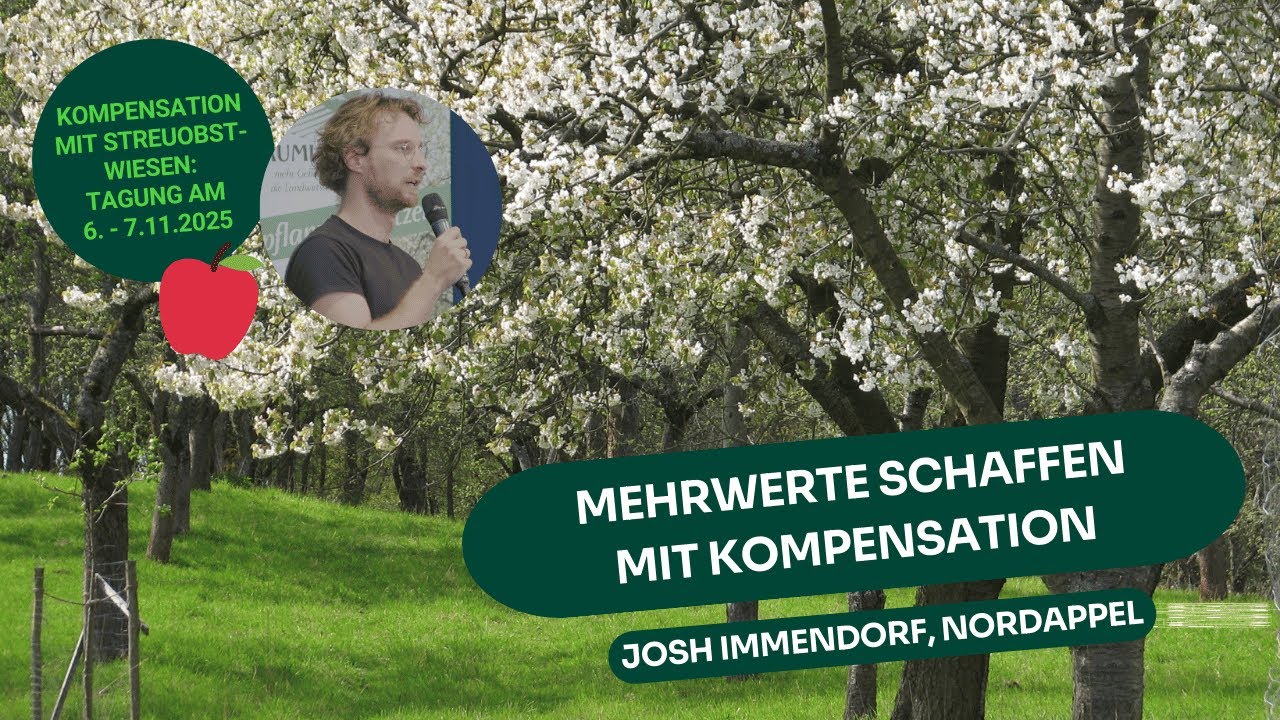 Mehrwerte schaffen mit Kompensation: Josh Immendorf (Nordappel)
