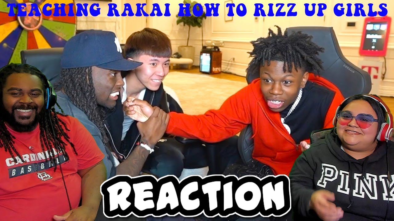 Kai Cenat - Teaching rakai how to rizz up girls... | REACTION!