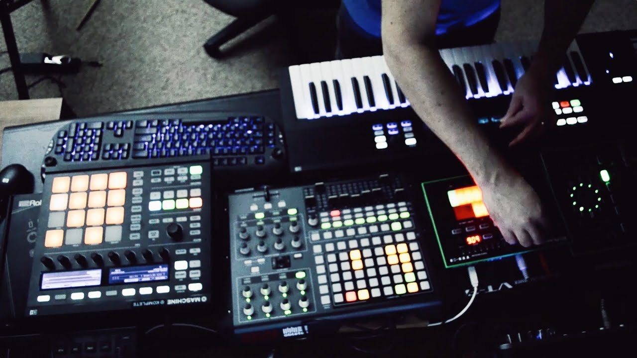 Deep House Jam Session - Maschine, Komplete Kontrol, Roland AIRA TB-3