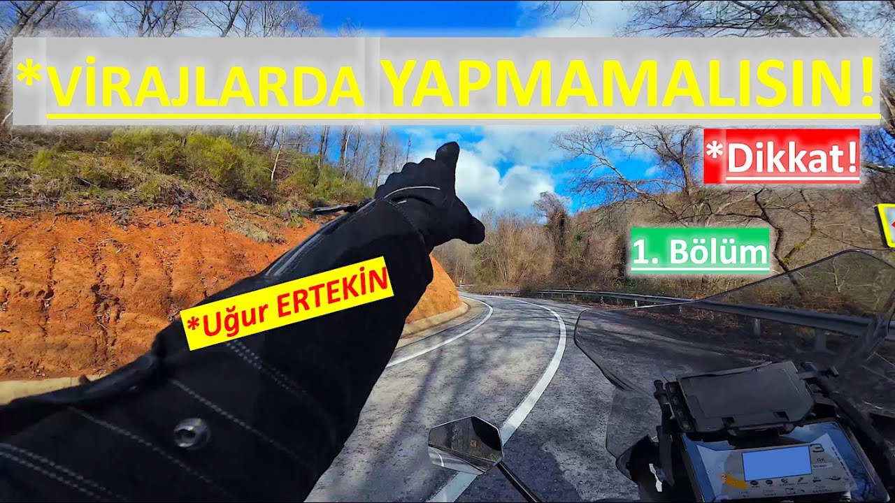 1 | VİRAJLARDA YAPMAMALISIN!!! Dikkat Etmelisin!🤷‍♂️ | İleri Sürüş