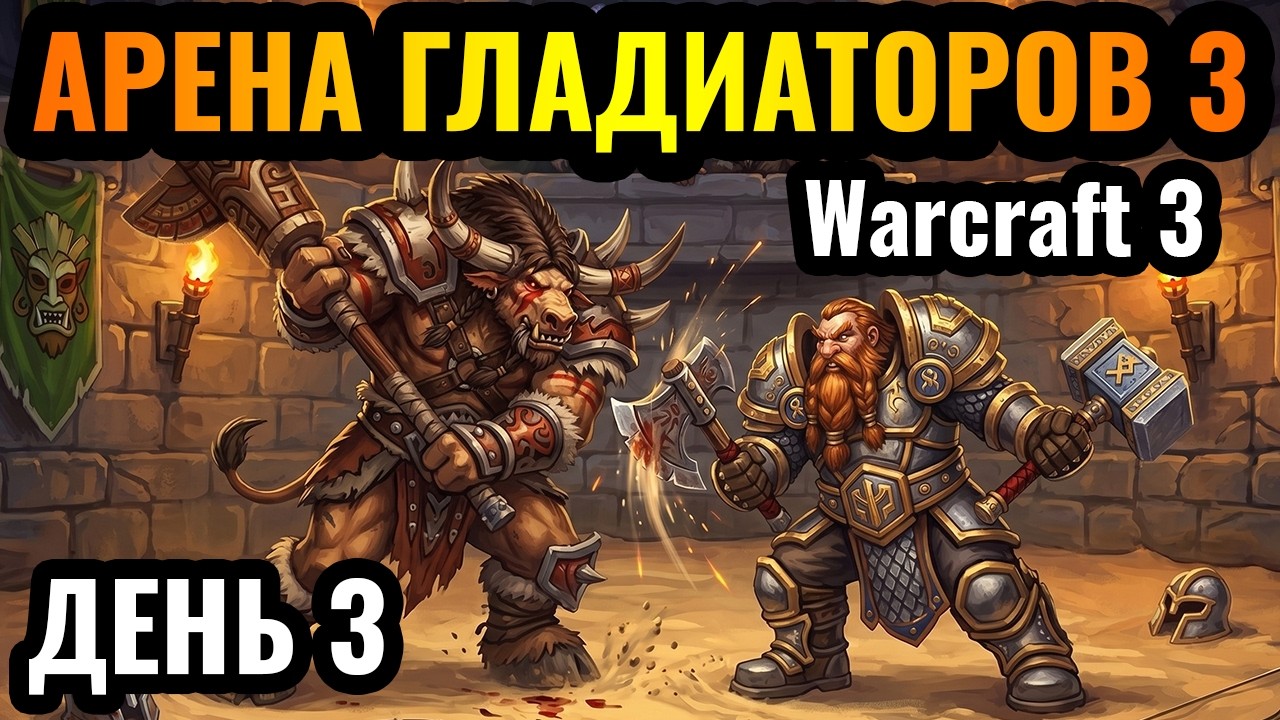 Битва ЛУЧШИХ: 120, Sok, Kaho! Турнир за $4400. Gladiator Championship Cup 3 в Warcraft 3. День 3