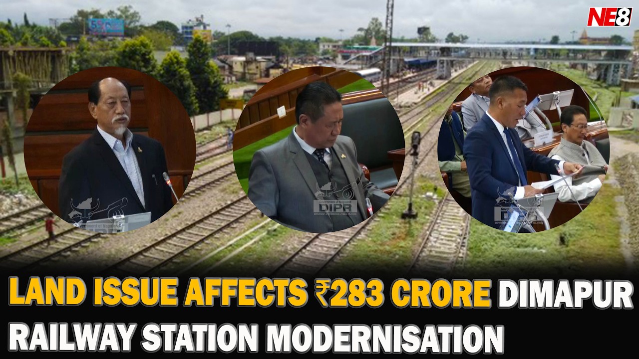 LAND ISSUE STALLS ₹283 CRORE DIMAPUR RAILWAY STATION MODERNISATION