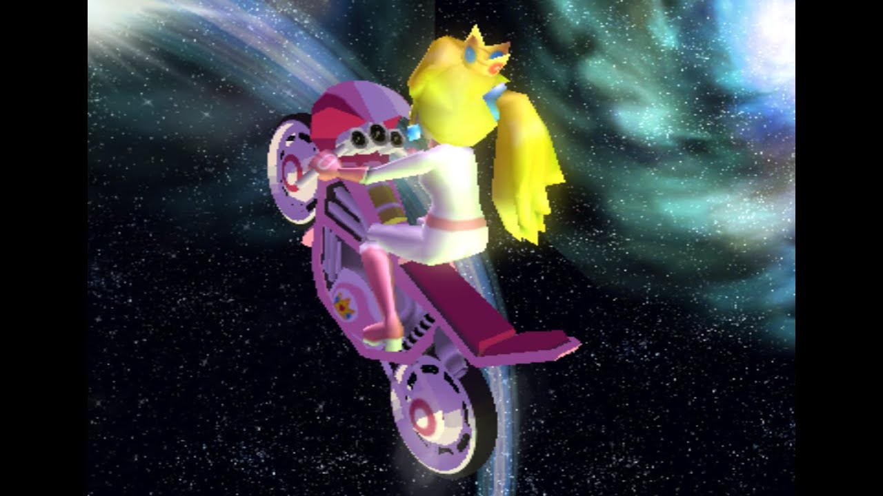 Peach's Bike from the Mario Movie in Mario Kart Wii