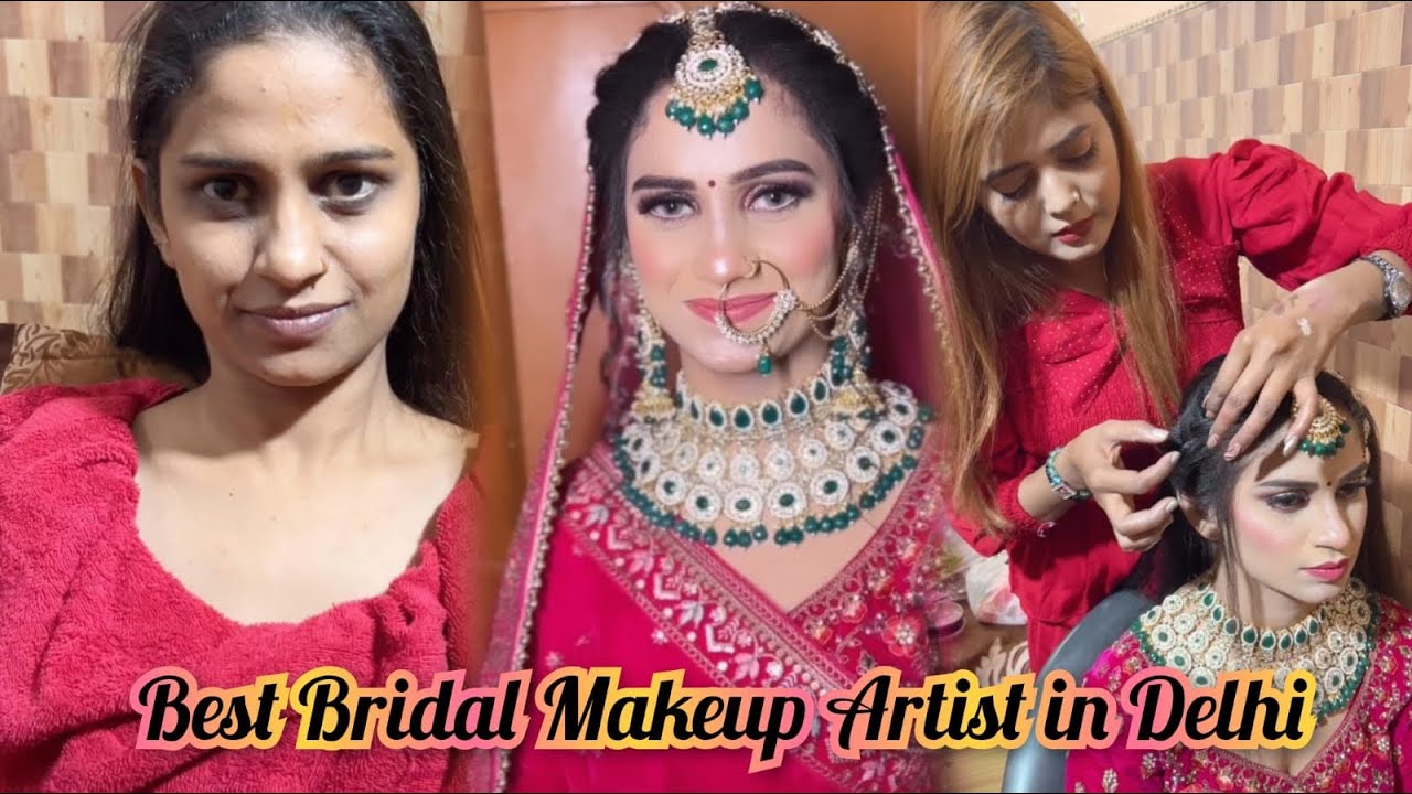 Best Bridal Makeup Artist in Delhi !! Pooja's Beauty Lounge !!