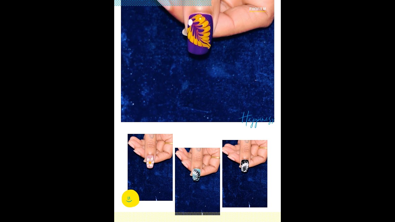 Easy and simple nail art design at home 💅🏻 without any tools 🔥💯 with safety pin 🧷 help