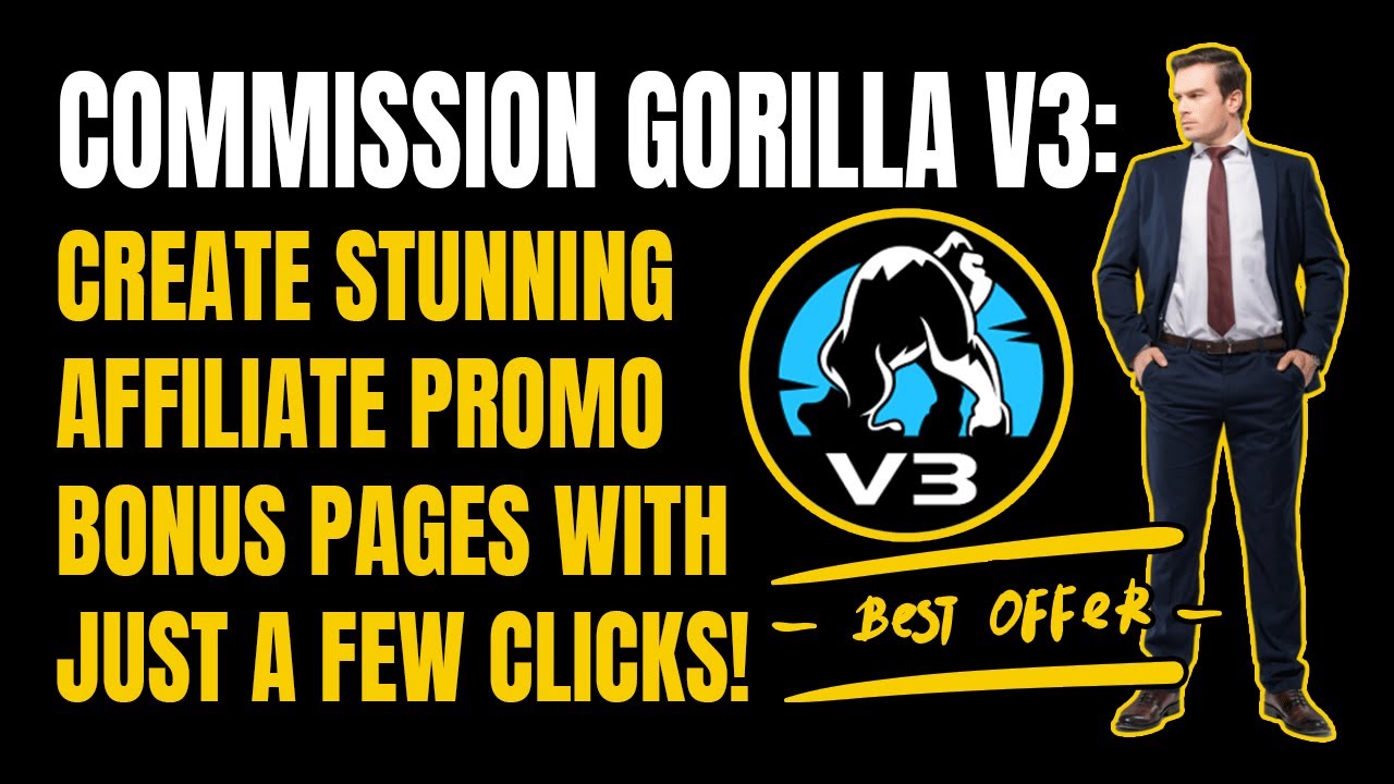 Generate More Commissions: Create Promotion Bonus Pages with Commission Gorilla v3 🦍 LTD