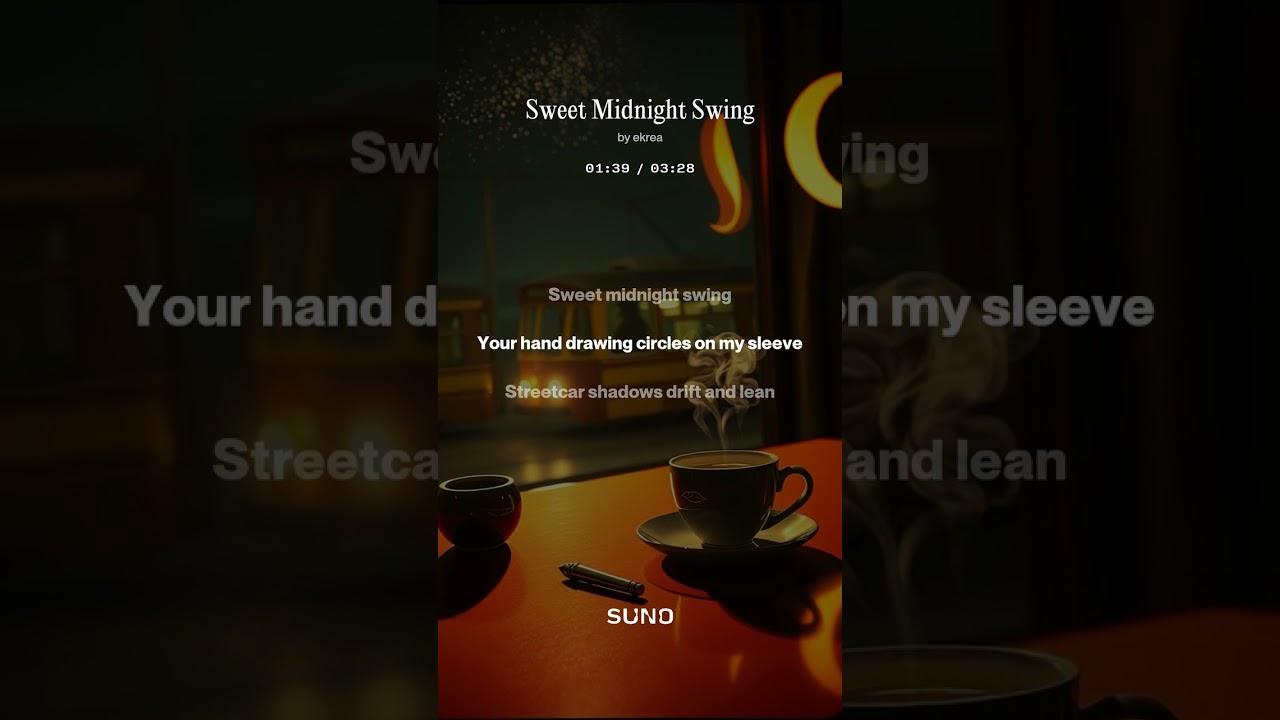 Sweet Midnight Swing　#作詞ekrea 　#ジャズ　#モダンジャズコア　#スウィング　#suno 　©️2025𝑬𝒌𝒓𝒆𝒂