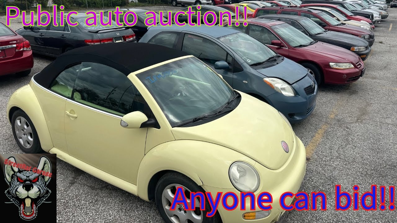 The indiana public auto auction, anyone can bid!