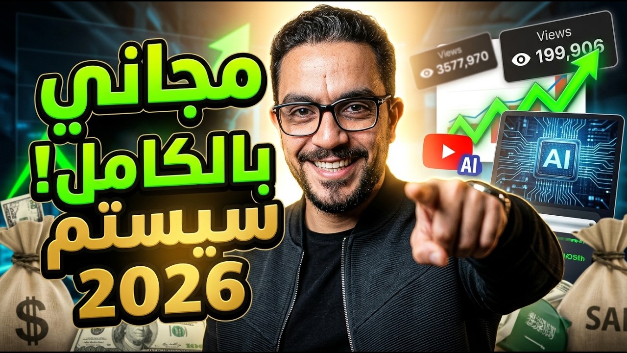 لا تدفع دولاراً واحداً! السيستم الكامل للـ YouTube Automation في 2026 💸