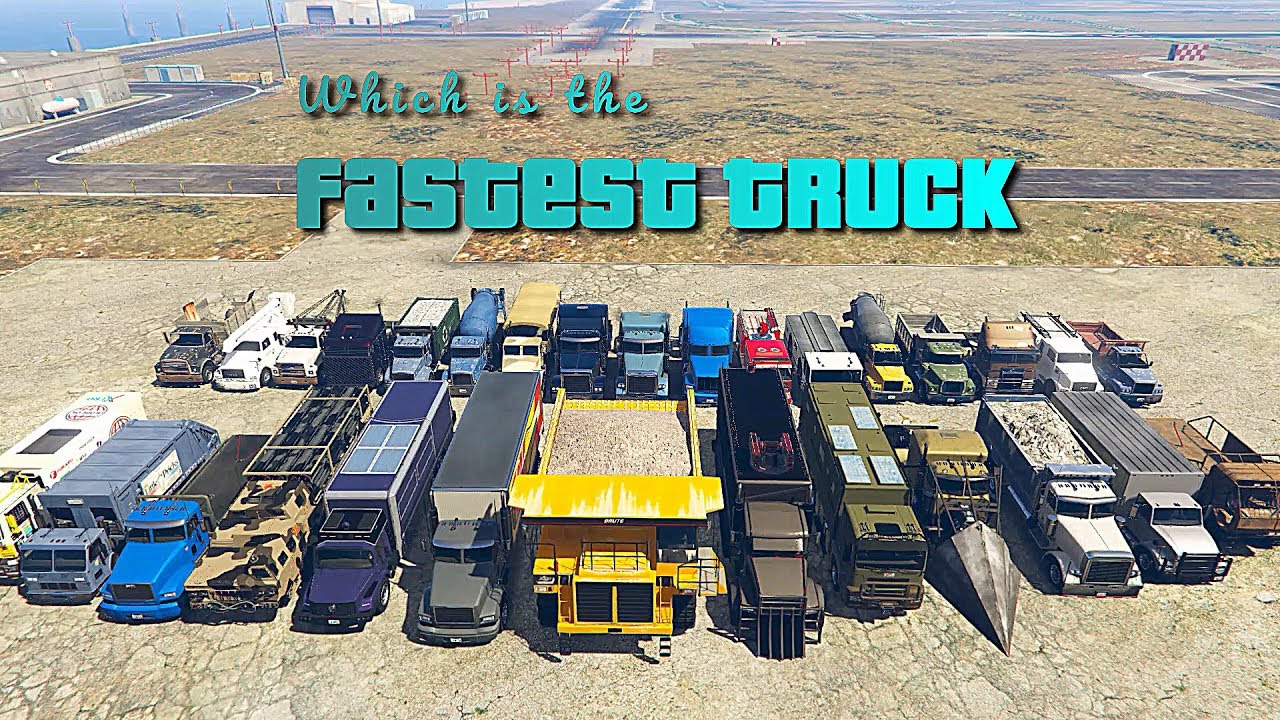 GTA V Which is the Fastest Truck | All Big Rigs
