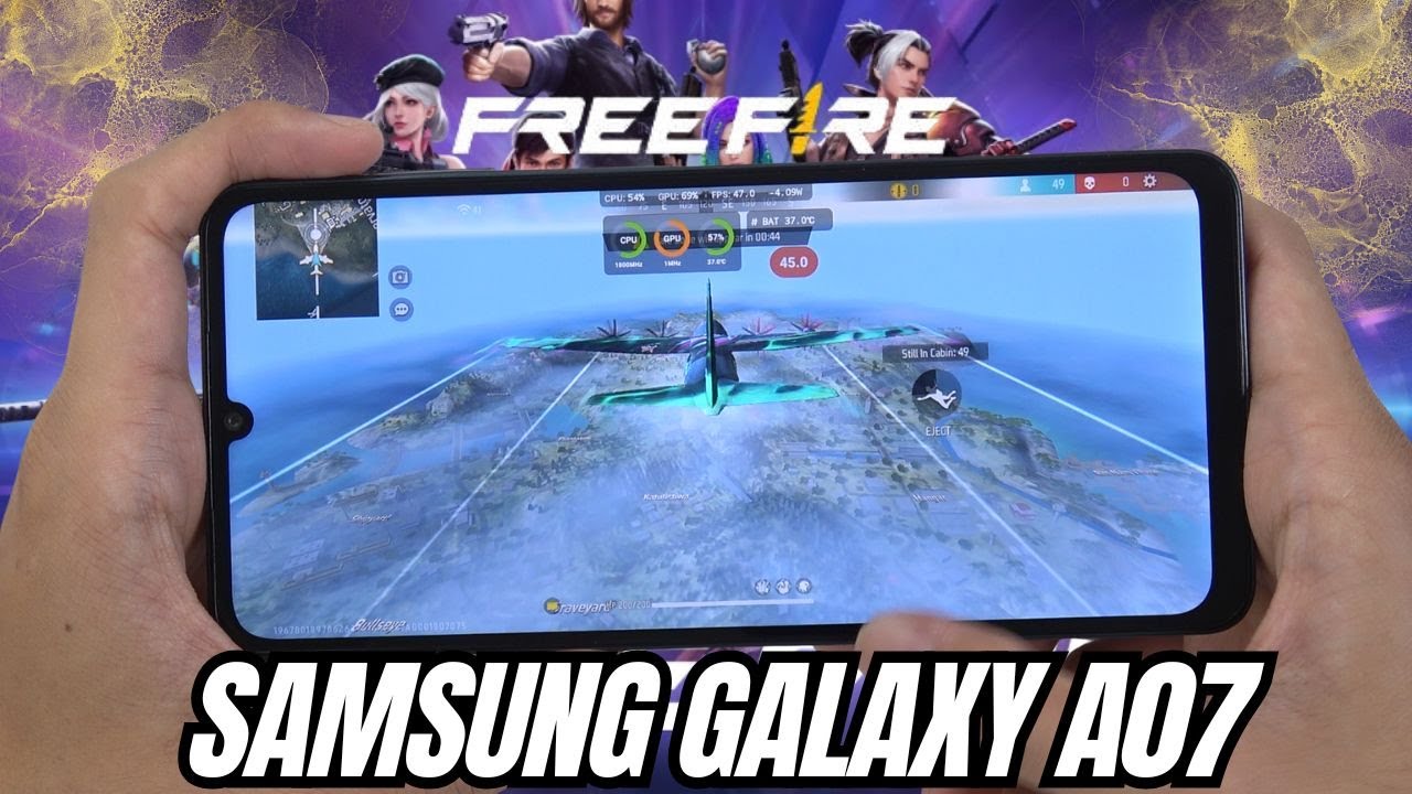 Samsung Galaxy A07 test game Free Fire Mobile | Helio G99