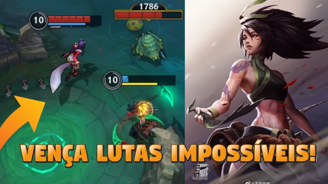 GUIA COMPLETO DE COMO JOGAR DE AKALI! SUMA COM OS INIMIGOS! - LOL WILD RIFT GAMEPLAY | Sema