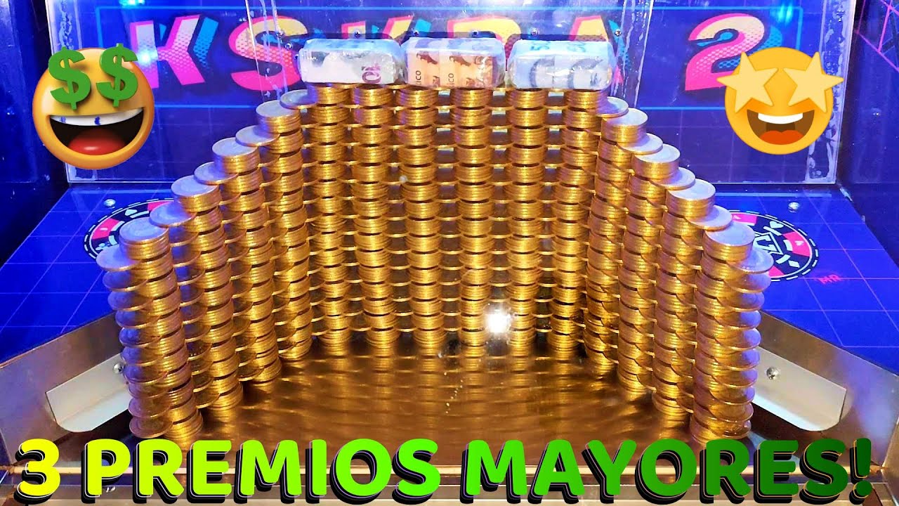 LA MURALLA MÁS GRANDE EN KSKDA2!! MAQUINA EMPUJAMONEDAS DE $10  #dinero #slotmachine #money #foryou