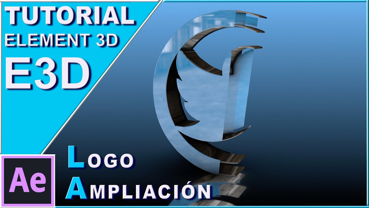 AMPLIACI&Oacute;N cambiar LOGO proyecto anterior | ELEMENT 3D | AFTER EFFECTS