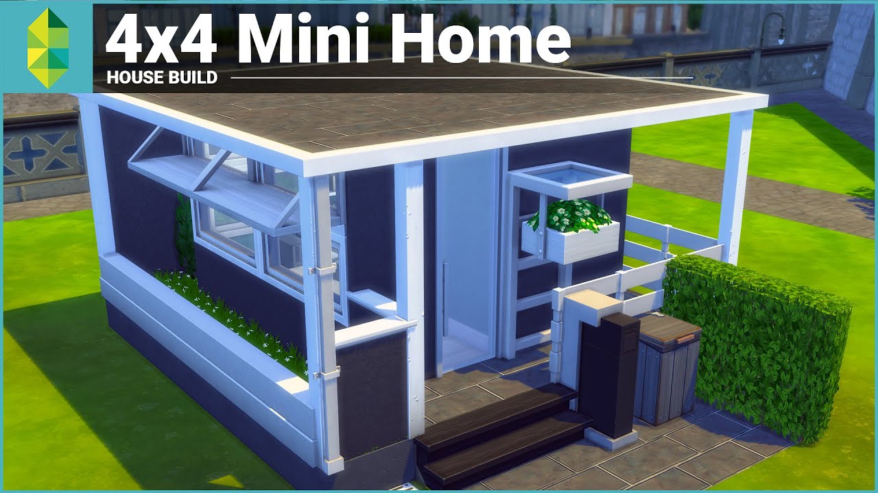 The Sims 4 House Building - 4x4 Mini Home