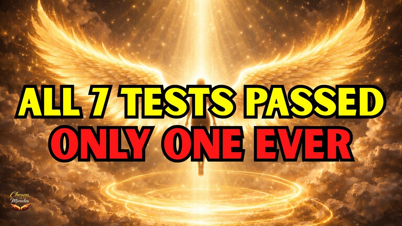 🔴 God said, I am impressed. You are the only chosen one who passed all 7 tests in the same month🙏✨
