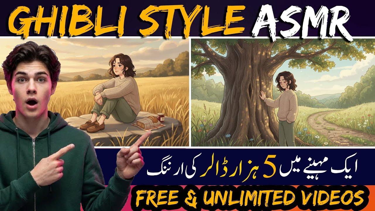 How To Make Ghibli Style ASMR Videos | Free & Unlimited | Ai Video
