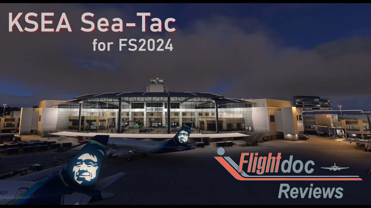 KSEA Sea-Tac new airport for FS2024