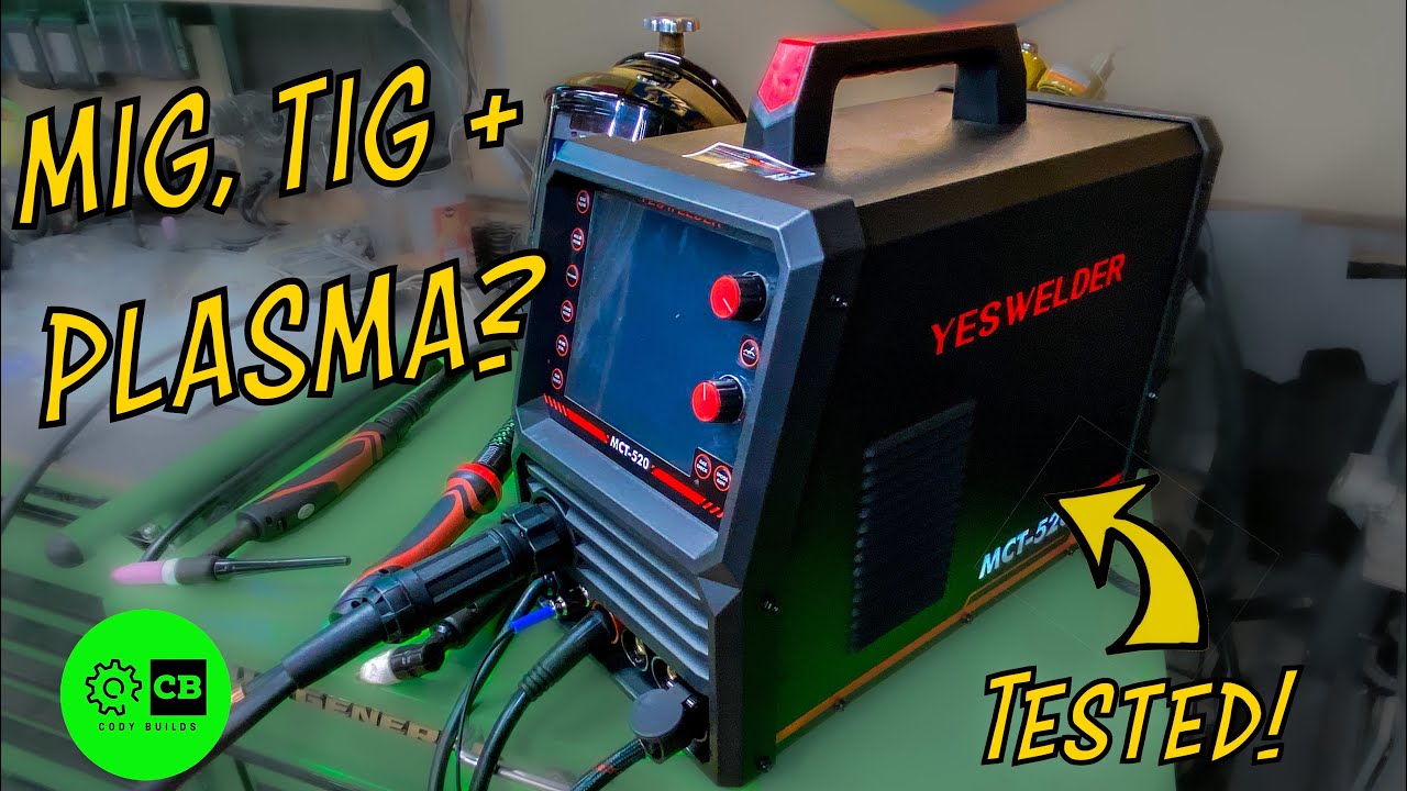 YesWelder MCT-520 Review | 5-in-1 Multiprocess Welder Test (MIG, TIG, Stick, Flux, Plasma Cutter)