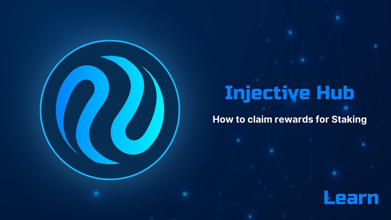 How to claim rewards for Staking (Injective Hub)