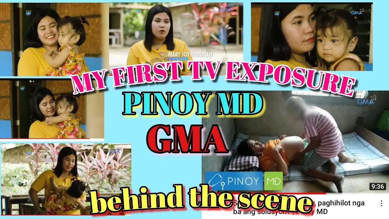 behind the scene ng aking first tv exposure sa GMA PINOY MD