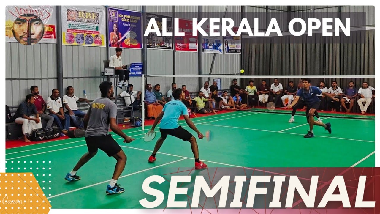 BENNET ANTONY/JAISON VS KISHORE/KARTHIKRAJA:DOUBLES OPEN BADMINTON TOURNAMENT NENMARA 2024